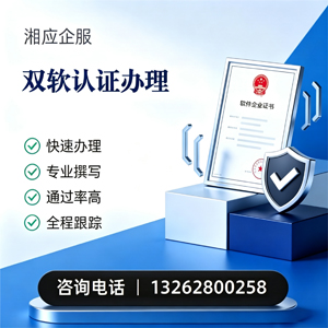 青岛双软认证申报服务