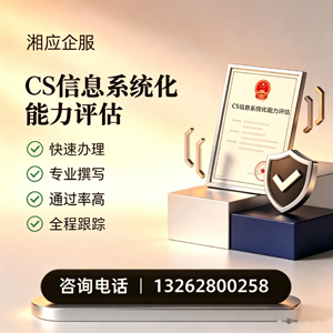 青岛CS信息系统化能力评估申报服务