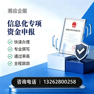 青岛信息化专项资金申报服务